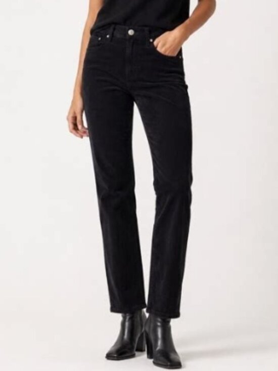 J. Crew Denim - J. CREW Vintage Slim Straight Black Corduroys - Sz 25 - NEW NWT